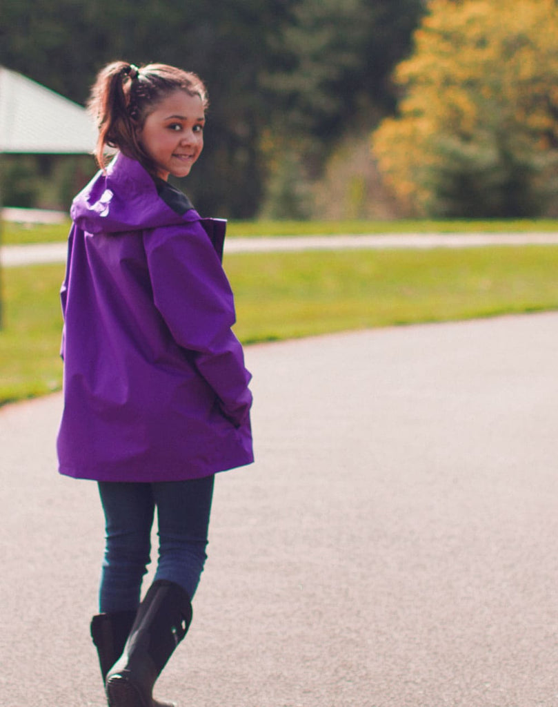 KID’S CORE RAIN JACKET GALAXY PURPLE