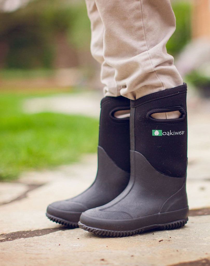 CHILDREN’S NEOPRENE RAINSNOW BOOTS, BLACK