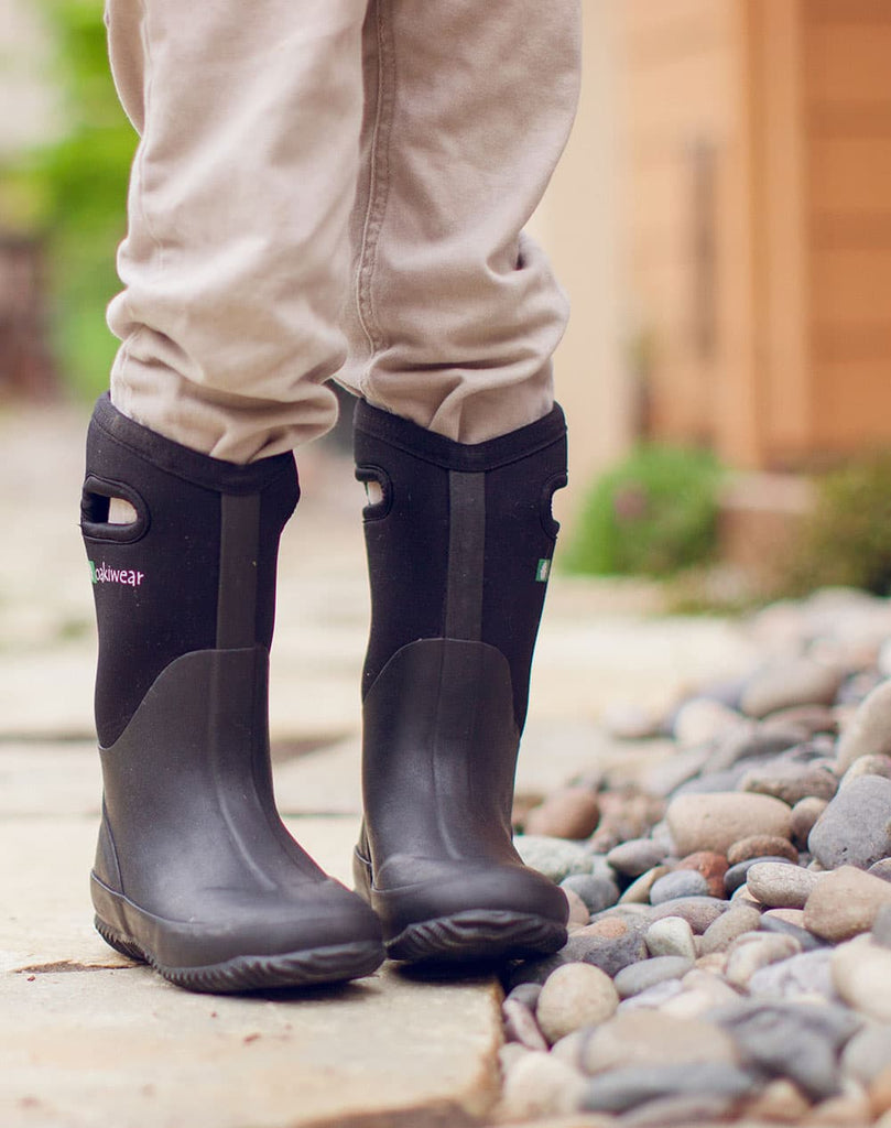 CHILDREN’S NEOPRENE RAINSNOW BOOTS, BLACK