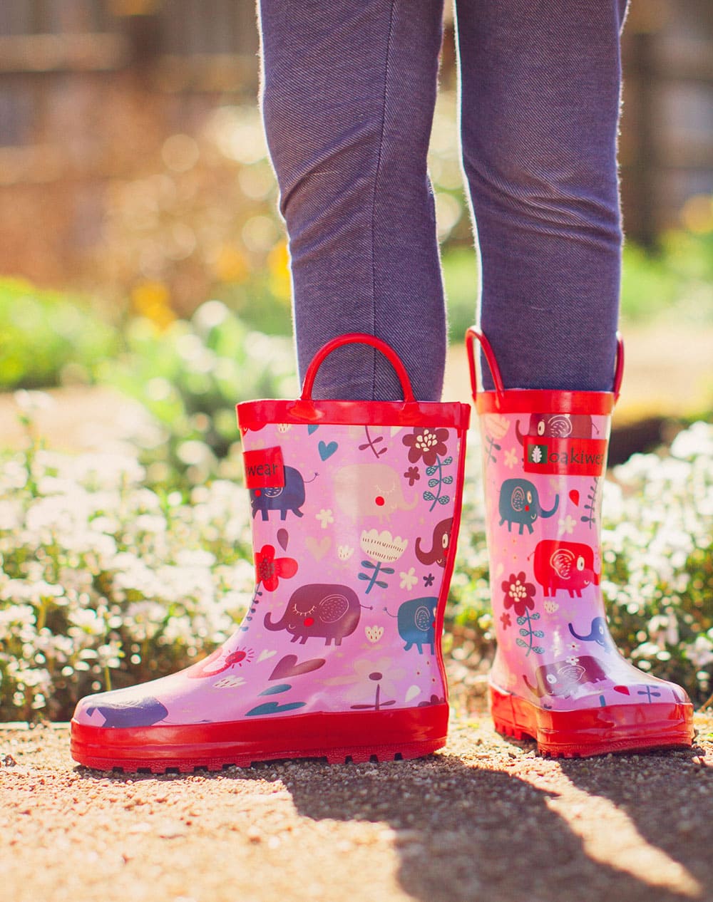 Women's rain boots with elephants 2025