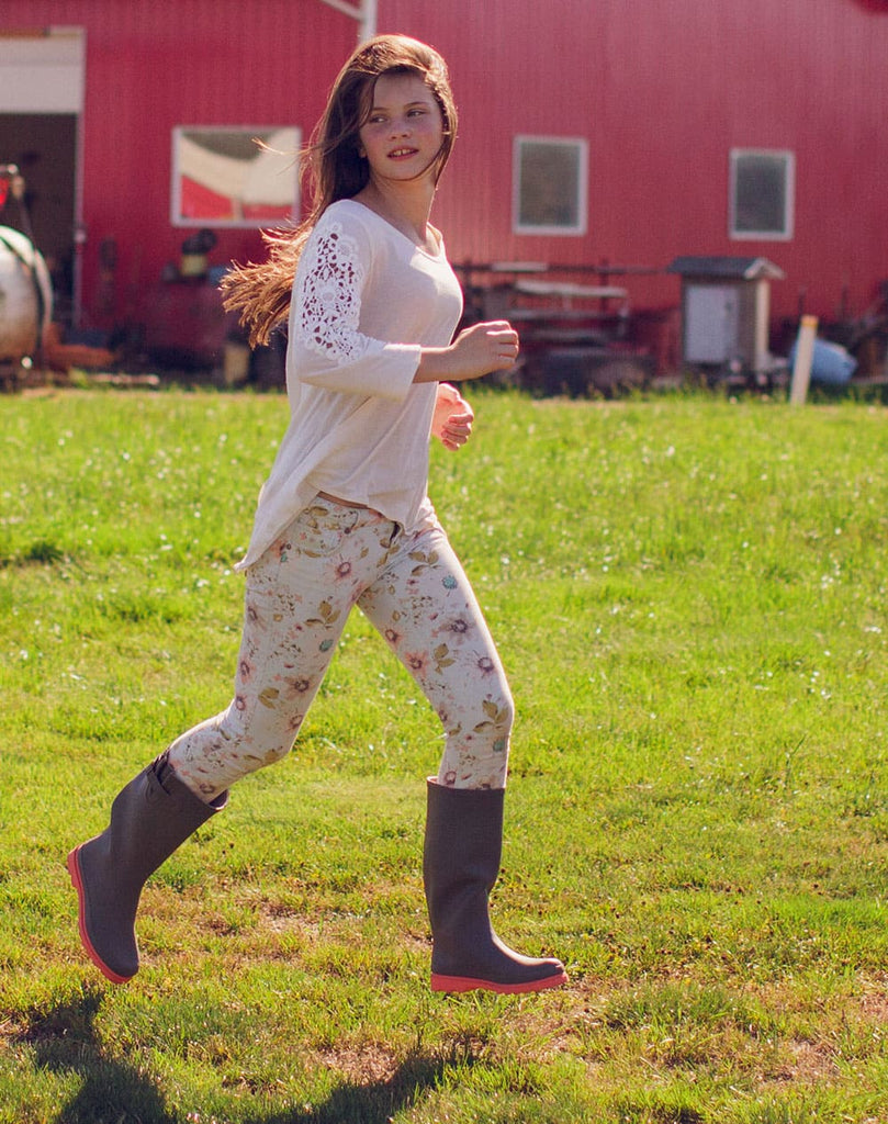 WOMEN’S RAIN BOOTS – OXBOW GRAYCORAL