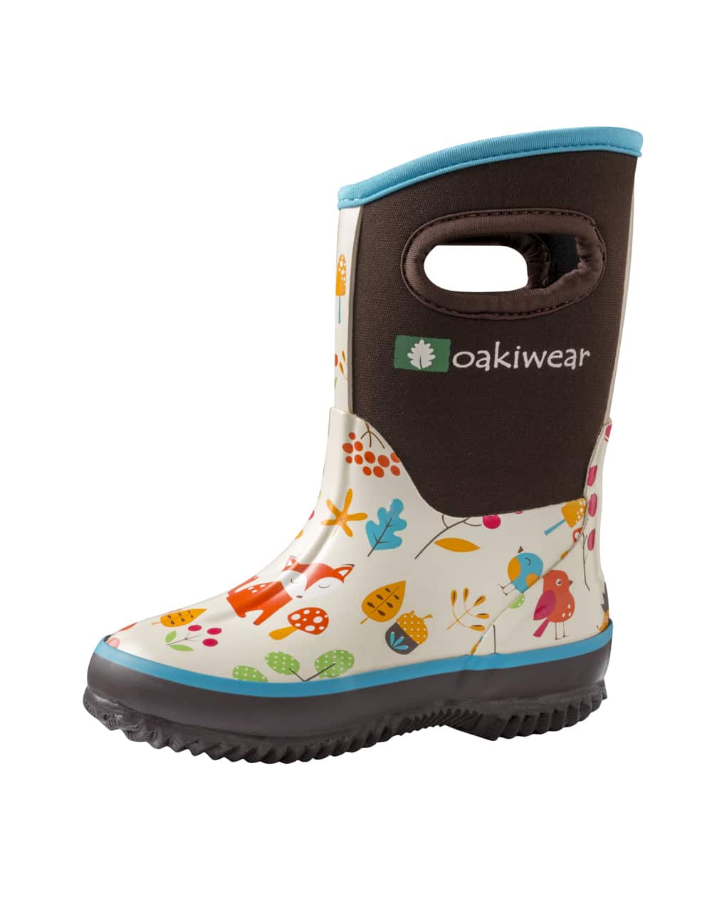 CHILDREN’S NEOPRENE RAINSNOW BOOTS, FOREST ANIMALS