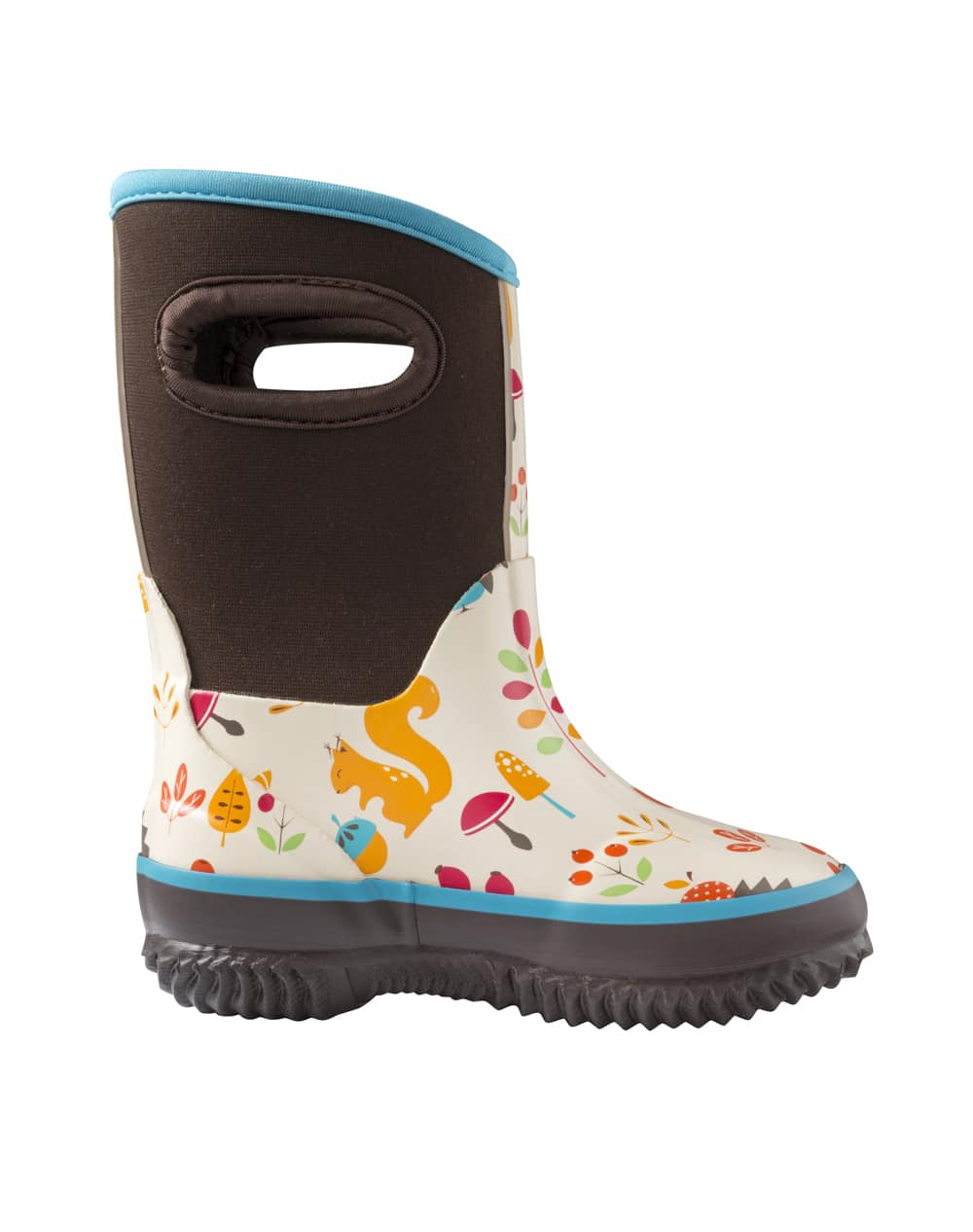 CHILDREN’S NEOPRENE RAINSNOW BOOTS, FOREST ANIMALS