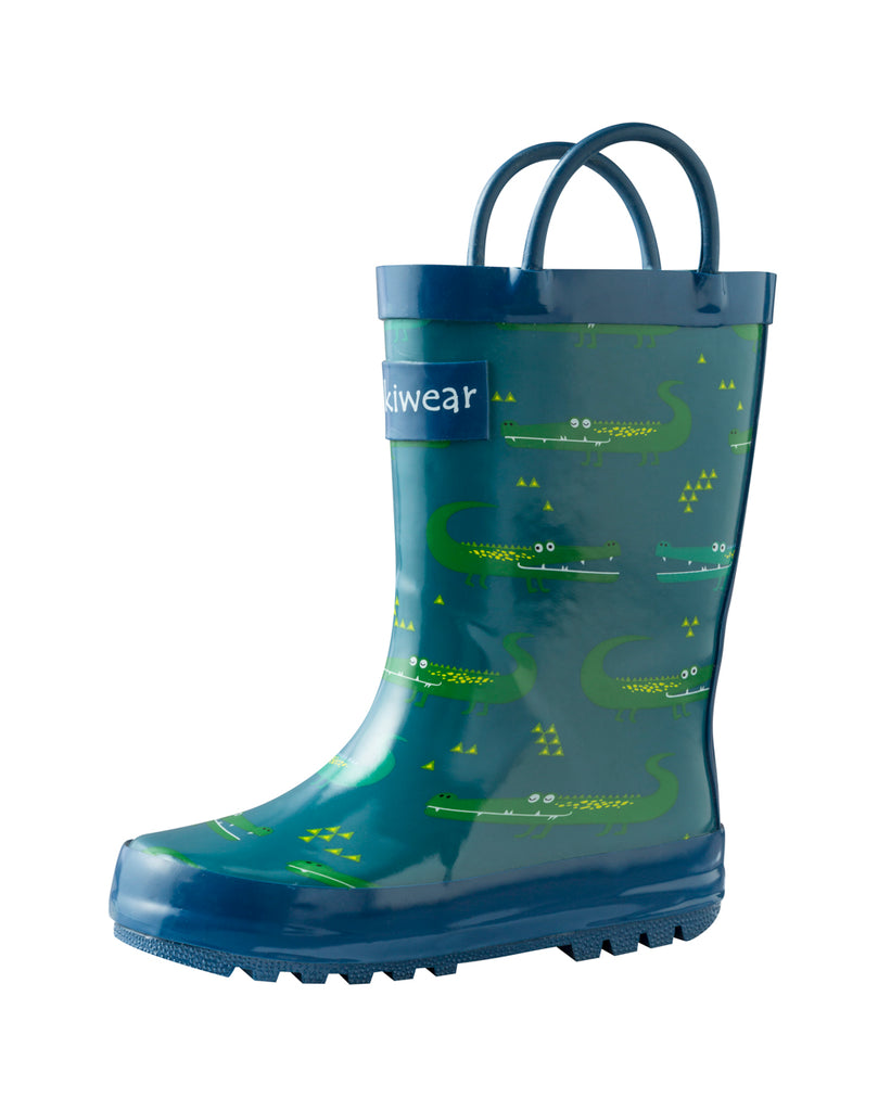 CHILDREN’S RUBBER RAIN BOOTS, CROCODILES