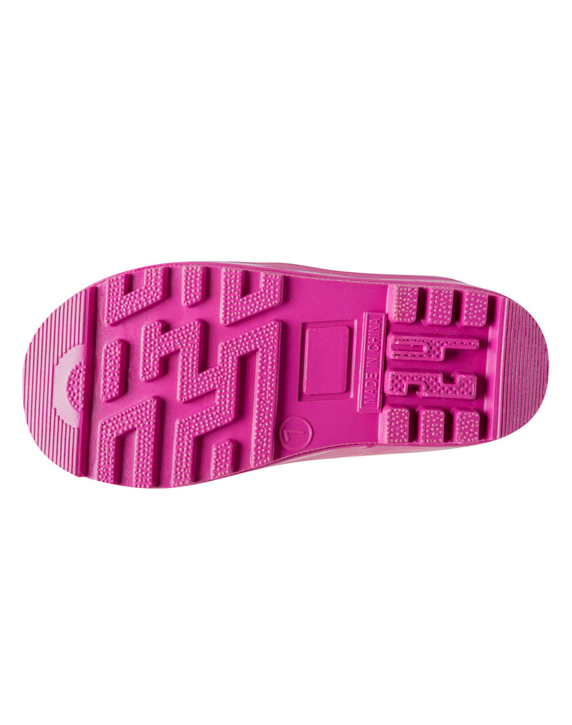 CHILDREN’S RUBBER RAIN BOOTS, HENNA PINK