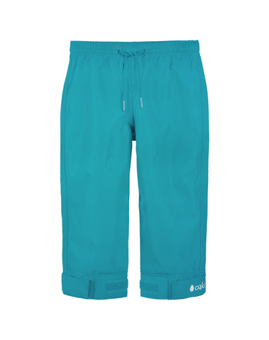 OAKIWEAR KIDS’ TRAIL II RAIN PANTS, GLACIER BLUE