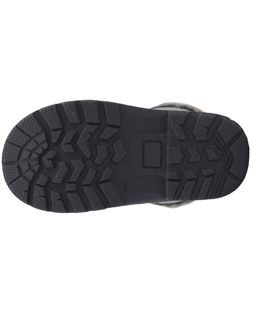 CHILDREN’S WINTER SNOW BOOTS, NEUTRAL GRAY