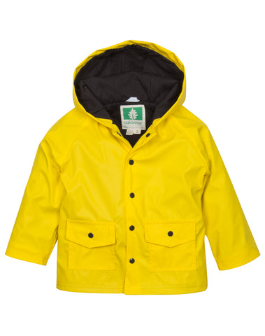 OAKIWEAR KID’S YELLOW & BLACK RAIN COAT