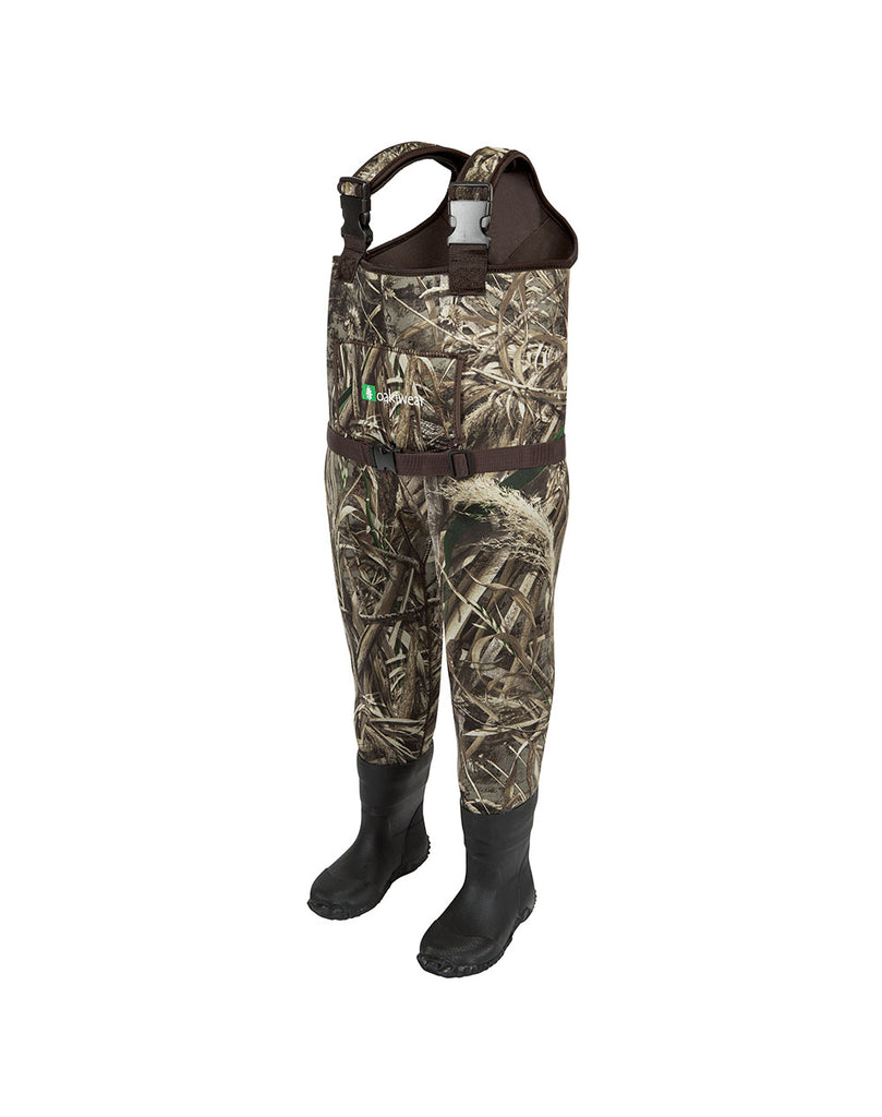 Neoprene Chest Waders, Camouflage Hunting and Fishing Waders Size 12 