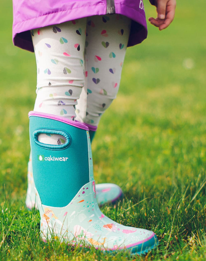 CHILDREN S NEOPRENE RAIN SNOW BOOTS MERMAIDS hans dev