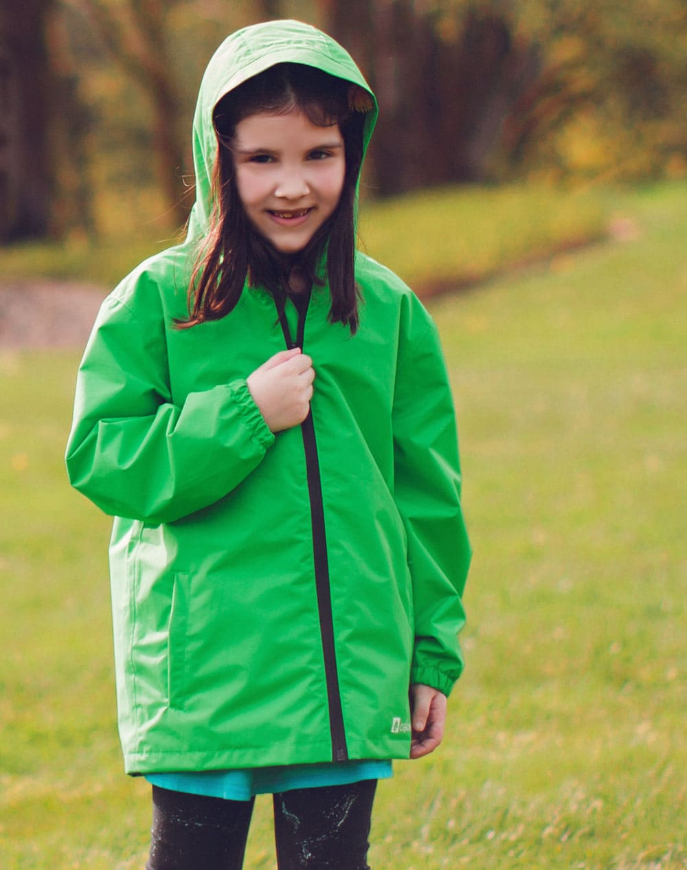 KID’S CORE RAIN JACKET VALLEY GREEN