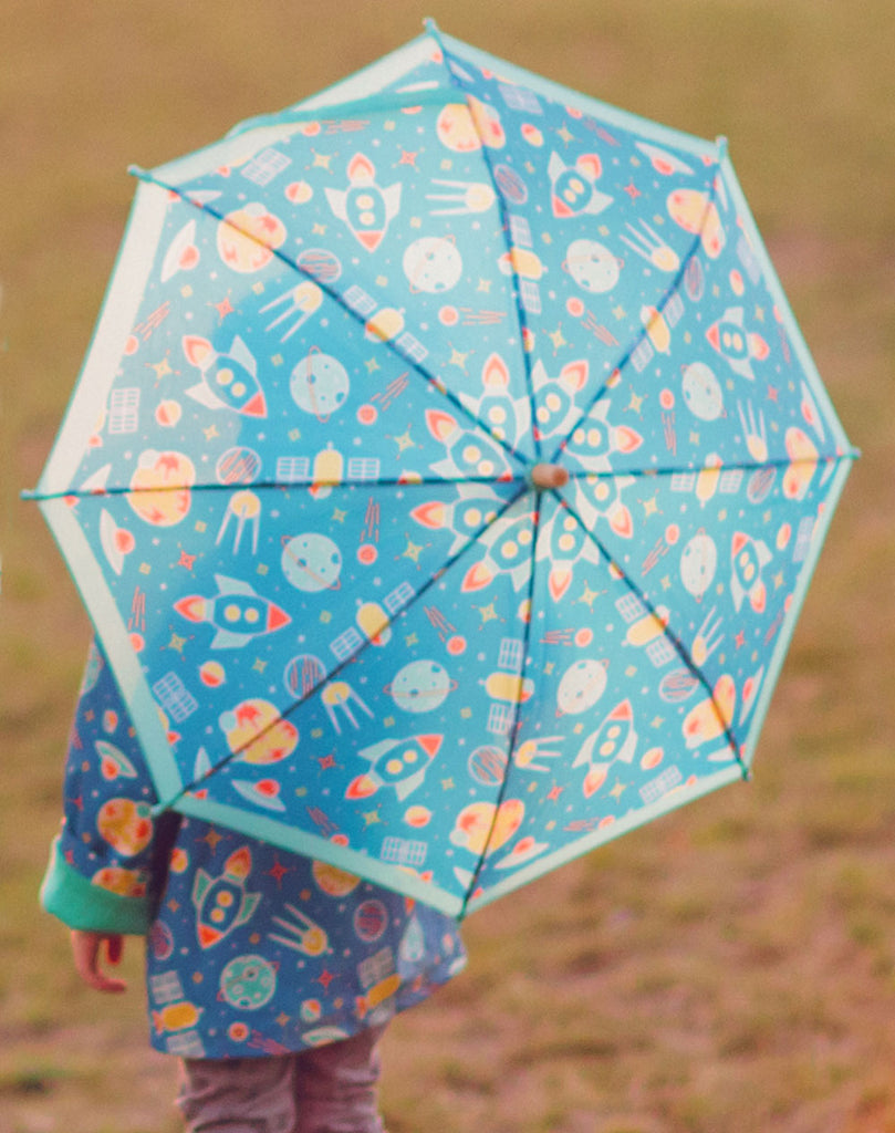 CHILDREN’S UMBRELLA, OUTER SPACE