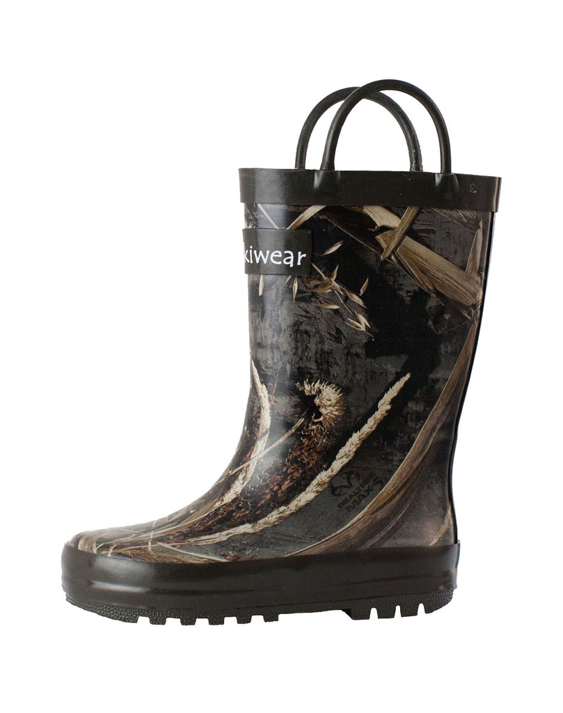 CHILDREN’S RUBBER RAIN BOOTS, MAX 5® CAMO