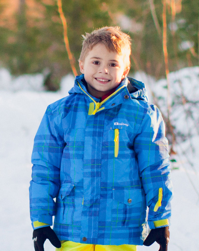 CHILDREN’S SKI COATS, BLUEYELLOW