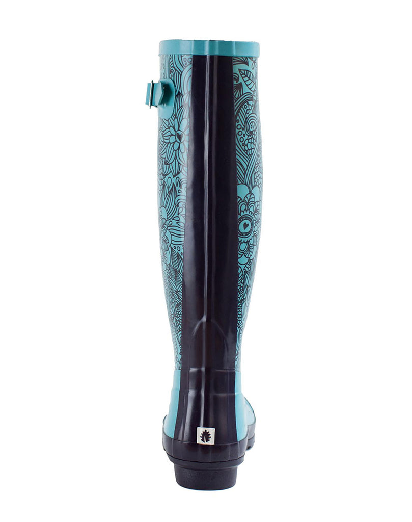 WOMEN’S RAIN BOOTS – MONUMENTA BLUE FLORAL
