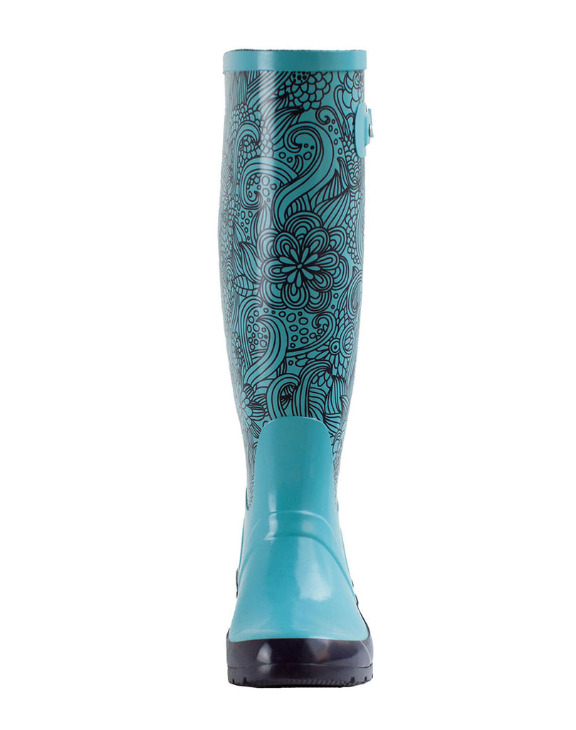 WOMEN’S RAIN BOOTS – MONUMENTA BLUE FLORAL