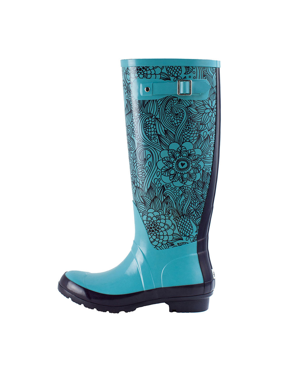 WOMEN’S RAIN BOOTS – MONUMENTA BLUE FLORAL