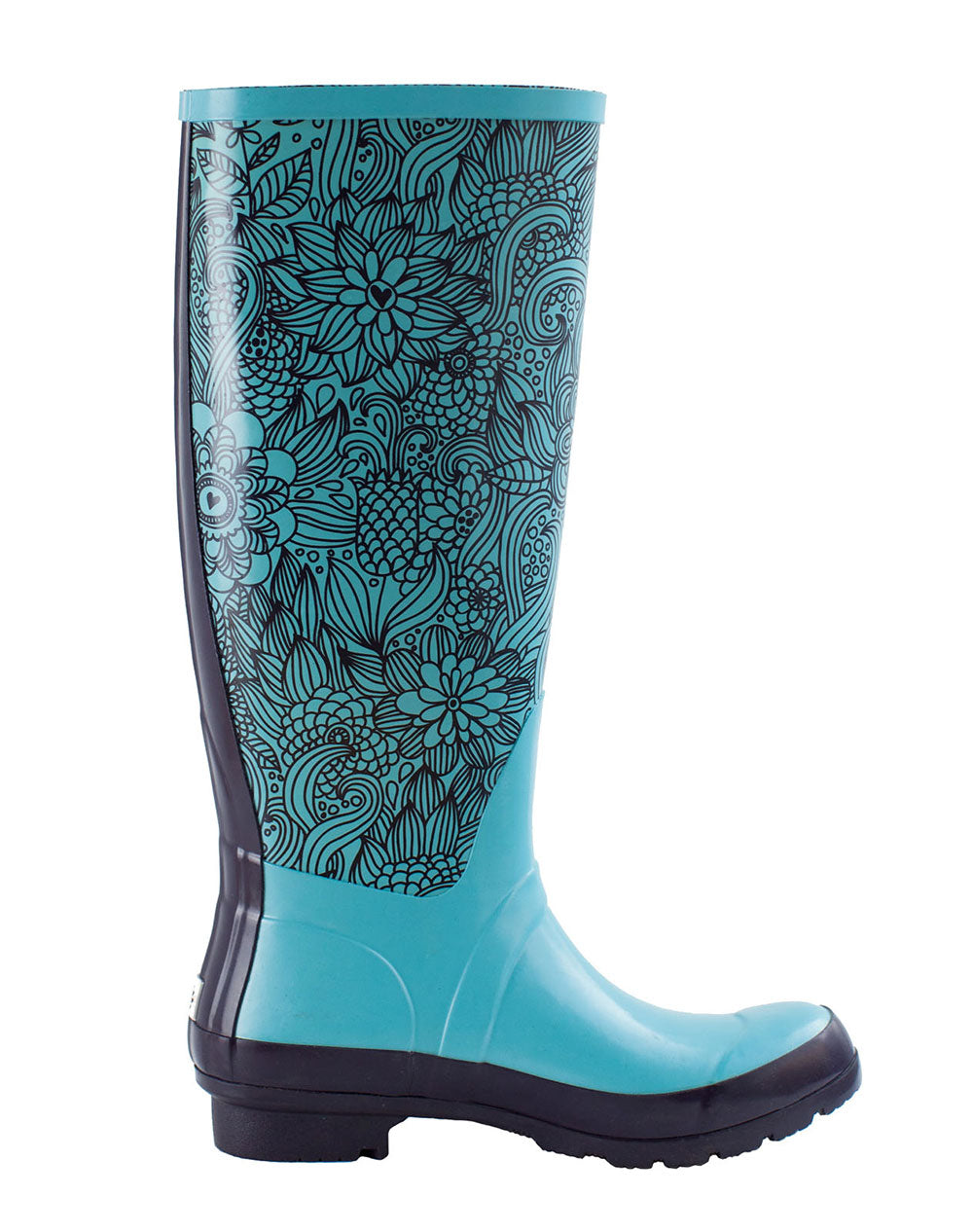 WOMEN’S RAIN BOOTS – MONUMENTA BLUE FLORAL