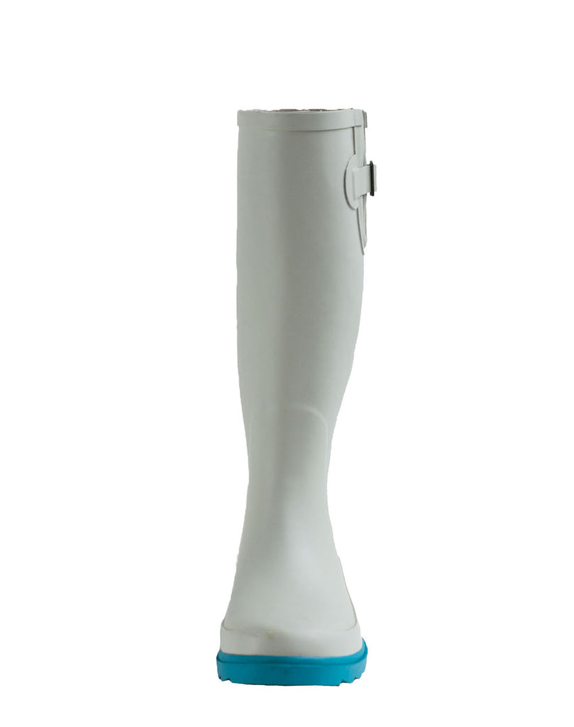 WOMEN’S RAIN BOOTS – OXBOW BEIGETURQUOISE