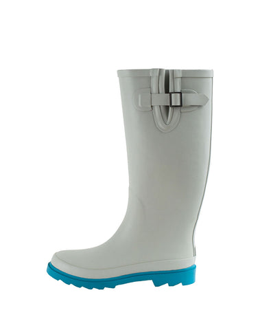 WOMEN’S RAIN BOOTS – OXBOW BEIGETURQUOISE