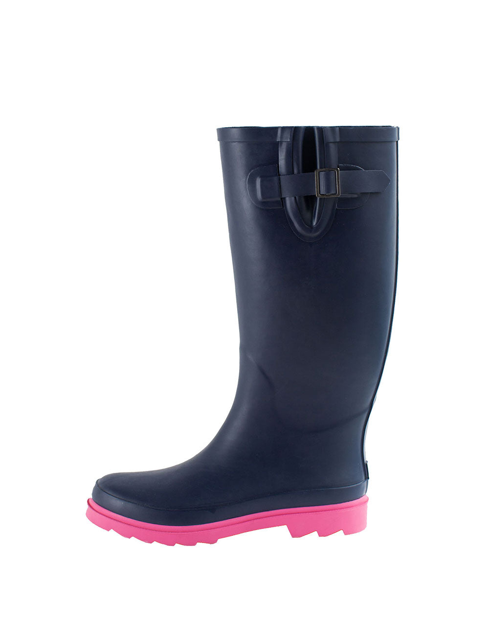 WOMEN’S RAIN BOOTS – OXBOW NAVYPINK