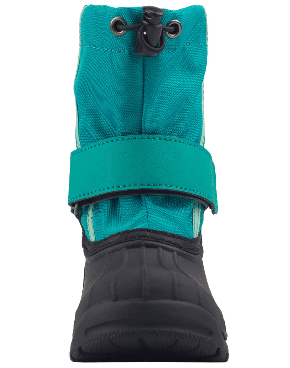 CHILDREN’S VELCRO SNOW BOOTS, TEAL & MINT