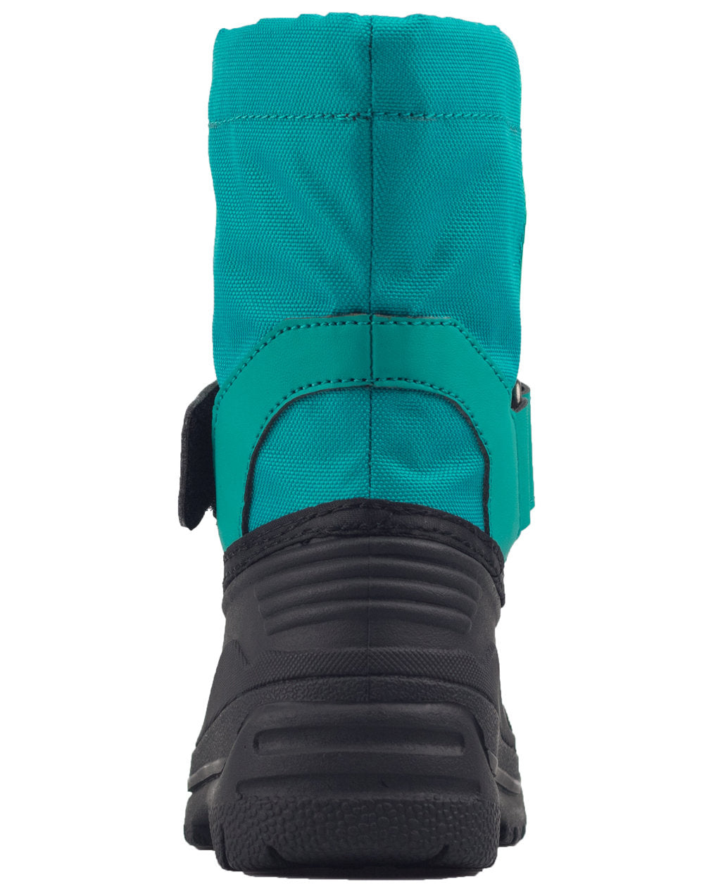 CHILDREN’S VELCRO SNOW BOOTS, TEAL & MINT